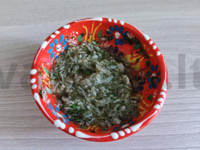 Česnakiniai sausainiai su žolelėmis Žingsnis 3