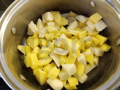 Moliūgų sriuba-pyragas su lydytu sūriu Žingsnis 1