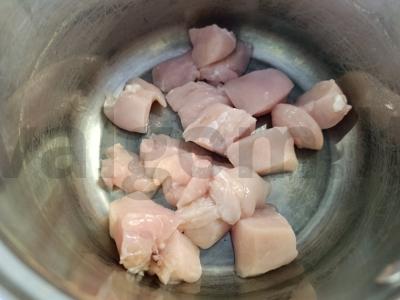 Vištienos sriuba su avižiniais dribsniais ir sėlenomis Žingsnis 1