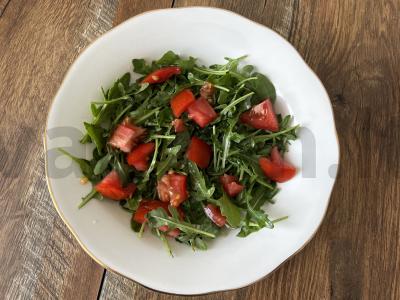 Salotas su rukola, avokadu ir krevetėmis Žingsnis 3