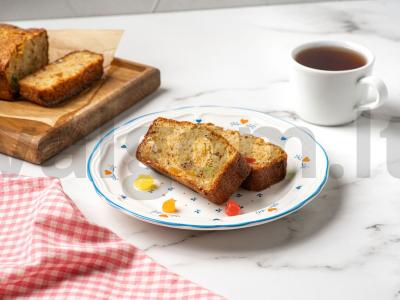 Apelsinų keksas su cukatais ir migdolais pagrindine nuotrauka