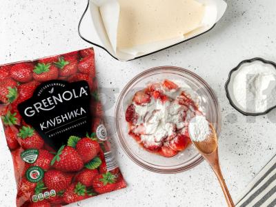 Braškinių pyragas su kremu Žingsnis 4