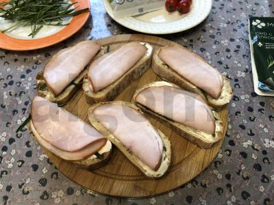 Sumuštiniai su karbonaidu ir sūriu Žingsnis 4