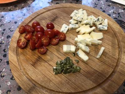 Sumuštiniai su karbonaidu ir sūriu Žingsnis 5