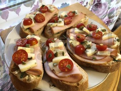 Sumuštiniai su karbonaidu ir sūriu Žingsnis 6