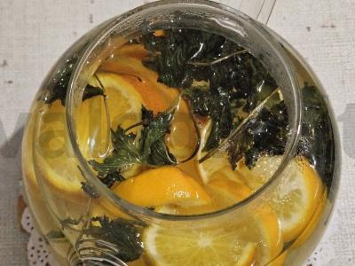 Arbata su mėtomis ir citrusiniais vaisiais Žingsnis 3