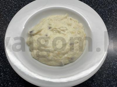 Manų košė su bananais ir džiovintais vaisiais Žingsnis 5