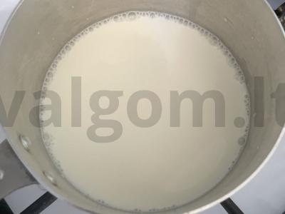 Gėrimas „Šokoladas“ Žingsnis 1