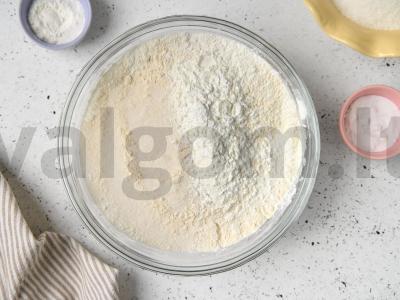 Argentiniški sausainiai „Alfajores“ Žingsnis 1