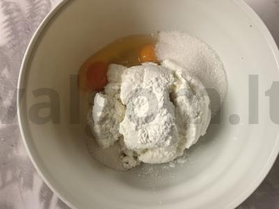 Makų pyragas „Varškės“ Žingsnis 6