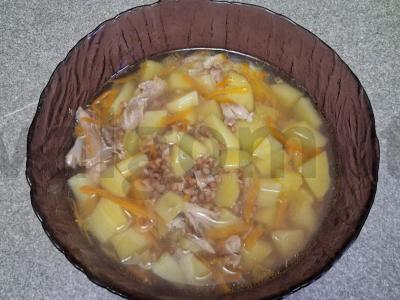 Grikių sriuba su vištiena ir sausainiais Žingsnis 6