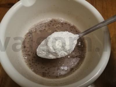 Blynai su pieno kokteiliu ir kakava Žingsnis 5