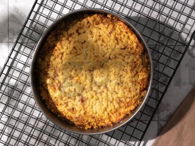 Tarkuotas pyragas su braškių uogiene Žingsnis 7