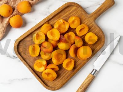 Abrikosų sorbetas Žingsnis 1