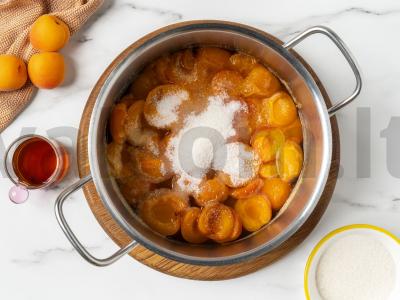 Abrikosų sorbetas Žingsnis 3