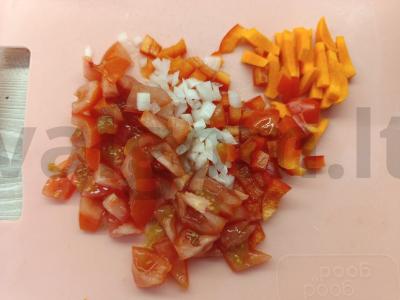 Daržovių sriuba-pyragas su sūriu Žingsnis 2