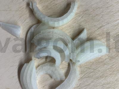 Meksikietiška mišrainė su ryžiais lėtojoje viryklėje Žingsnis 1