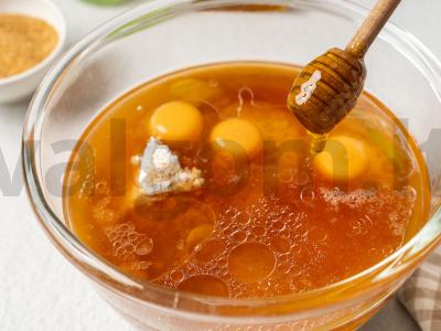 Žydų medaus pyragas „Lekach“ Žingsnis 2