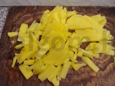 Vištienos sūrytas sriuba su marinuotais pomidorais Žingsnis 4