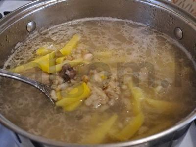 Vištienos sūrytas sriuba su marinuotais pomidorais Žingsnis 5