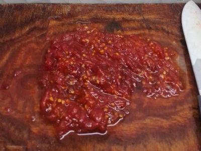 Vištienos sūrytas sriuba su marinuotais pomidorais Žingsnis 8