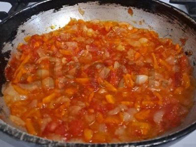 Vištienos sūrytas sriuba su marinuotais pomidorais Žingsnis 9