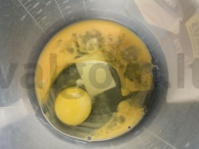 Mėlynių pyragas arbatai Žingsnis 1