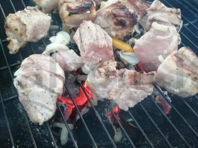 Namų šašlykinė su kiauliena ir bulvytėmis fri Žingsnis 2