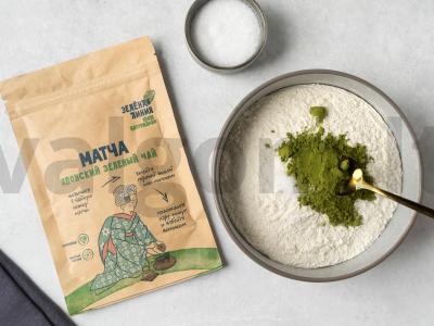 Matcha sausainiai Žingsnis 1