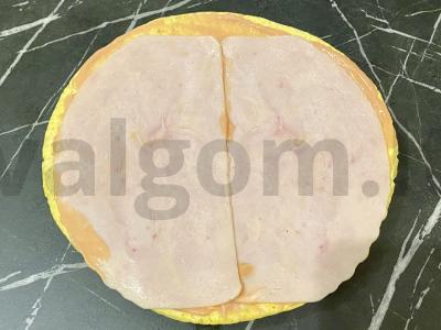 Daržovių tortilija su kalakutiena pusryčiams Žingsnis 3