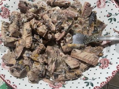 Sriuba su grikiais ir sardinėmis per 30 minučių Žingsnis 5