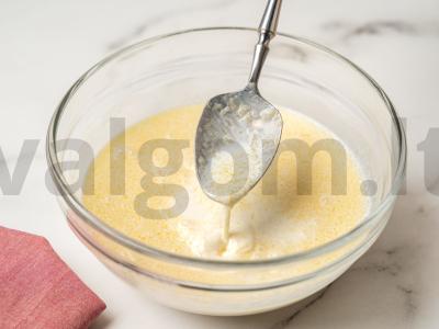 Šokoladiniai Belgijos vafliai Žingsnis 2