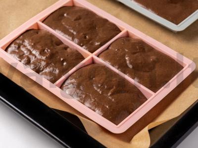 Šokoladiniai Belgijos vafliai Žingsnis 4