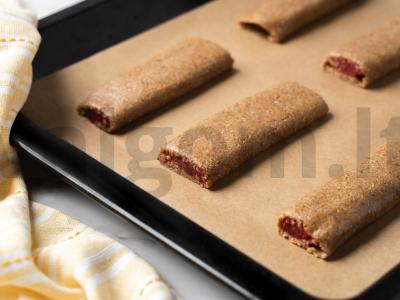 Minkšti avižiniai batonėliai su braškėmis Žingsnis 8