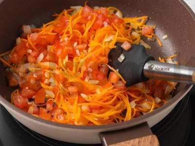 Šaltibarščiai su šviežiais pomidorais Žingsnis 6