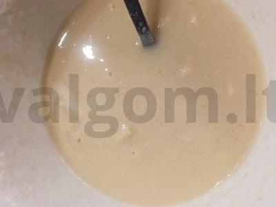 Baltyminė manų košė su tapioka ir stevija Žingsnis 2