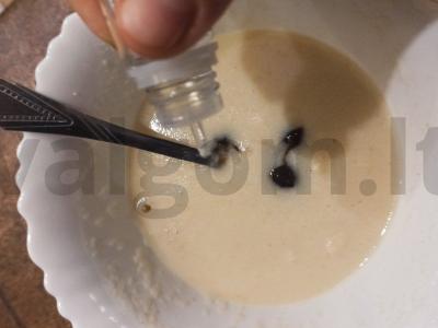 Baltyminė manų košė su tapioka ir stevija Žingsnis 4