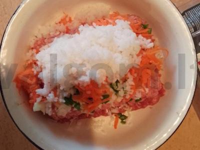 Kopūstai, kepti su faršu Žingsnis 6