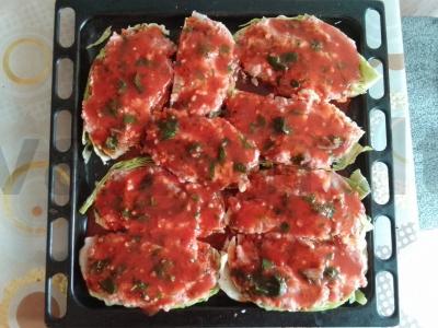 Kopūstai, kepti su faršu Žingsnis 11