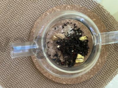 Mėlynojo aguonų arbata su apelsinu ir imbieru Žingsnis 2