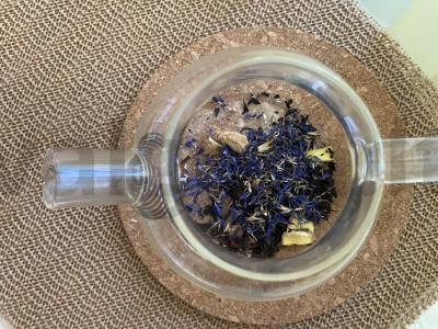 Mėlynojo aguonų arbata su apelsinu ir imbieru Žingsnis 3