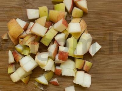 Džiovintų abrikosų ir šviežių obuolių kompotas Žingsnis 3