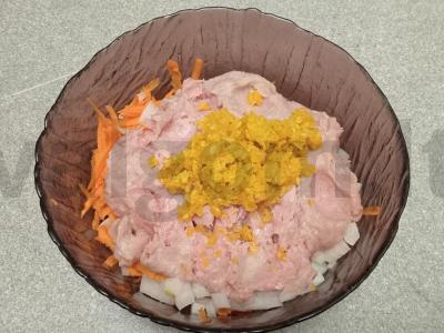 Paprikos su vištienos faršu, bulguru ir ryžiais Žingsnis 3