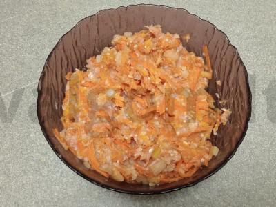 Paprikos su vištienos faršu, bulguru ir ryžiais Žingsnis 6