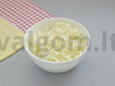 Okroška su dešrelėmis majoneze Žingsnis 1