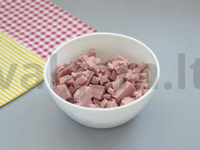 Okroška su dešrelėmis majoneze Žingsnis 3