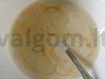 Bananų blynai pusryčiams Žingsnis 3