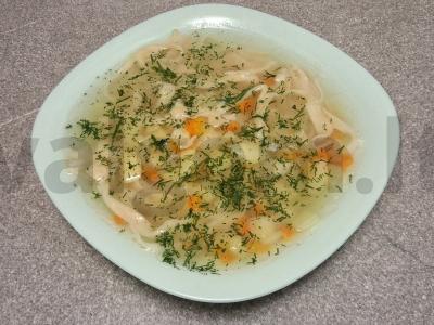 Anties sultinys su namine makaronais pagrindine nuotrauka