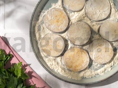 Baklažanų užkandis su sūriu Žingsnis 4