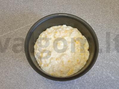 Varškės apkepas su kukurūzų dribsniais Žingsnis 6